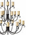 Hinkley 4309 Casa 18-lt 56" LED Chandelier