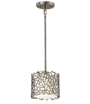 Kichler 43349 Silver Coral 1-lt Mini Pendant