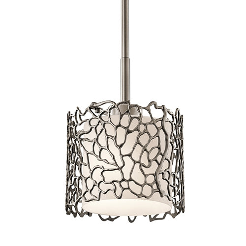 Kichler 43349 Silver Coral 1-lt Mini Pendant