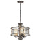 Kichler 43581 Ahrendale 3-lt Chandelier / Semi Flush