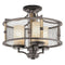 Kichler 43581 Ahrendale 3-lt Chandelier / Semi Flush