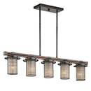 Kichler 43590 Ahrendale 5-lt Linear Chandelier