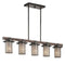 Kichler 43590 Ahrendale 5-lt Linear Chandelier
