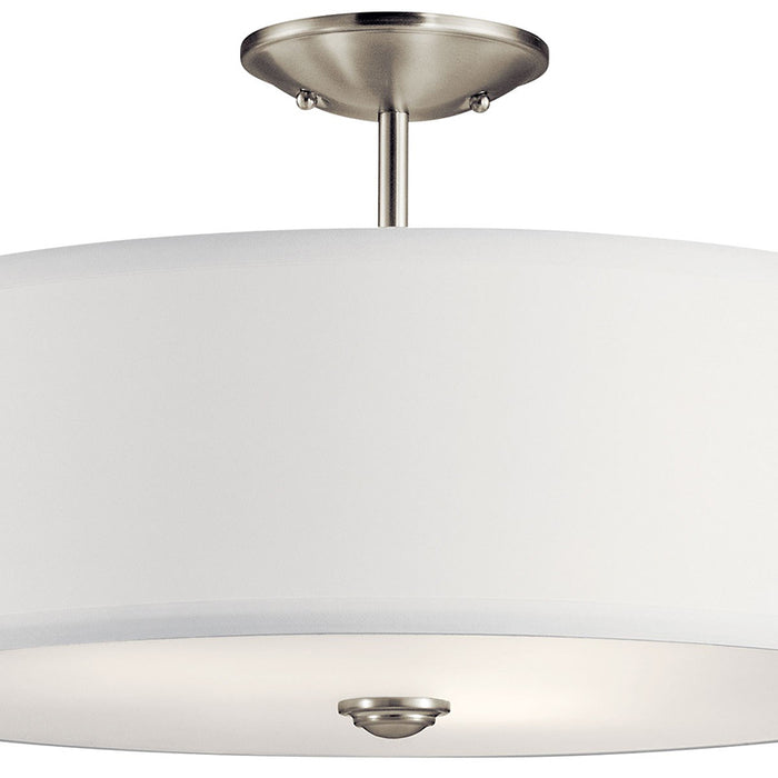 Kichler 43692 Shailene 3-lt 18" Semi Flush