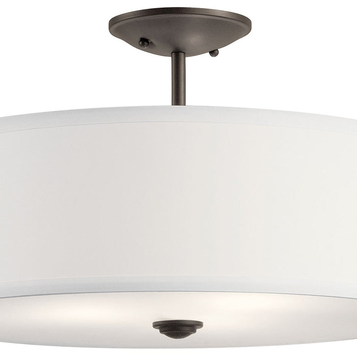 Kichler 43692 Shailene 3-lt 18" Semi Flush