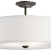 Kichler 43692 Shailene 3-lt 18" Semi Flush