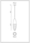 Eurofase 43857 Ecrou 1-lt 7" LED Pendant