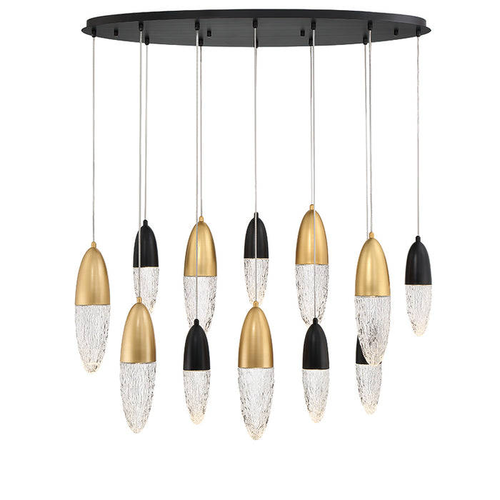 Eurofase 43861 Ecrou 12-lt 44" LED Chandelier