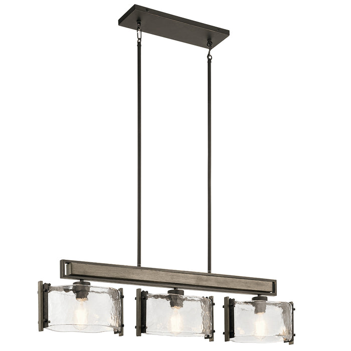 Kichler 43896 Aberdeen 3-lt Linear Chandelier