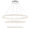 Eurofase 43927 Sassi 60" LED 3-Tire Ring Chandelier