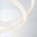 Eurofase 43927 Sassi 60" LED 3-Tire Ring Chandelier