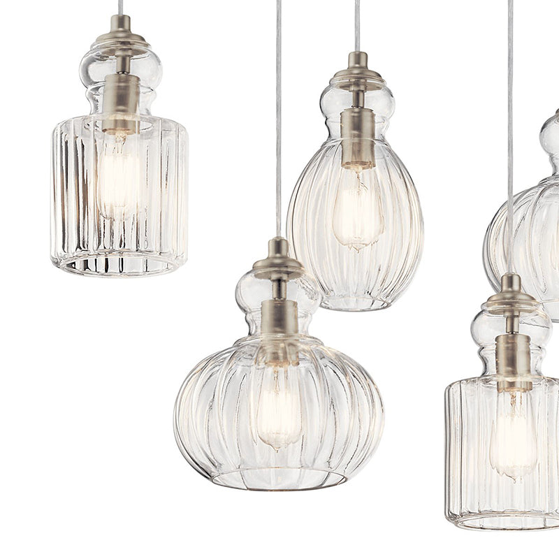 Kichler 43950 Riviera 6-lt 36" Chandelier