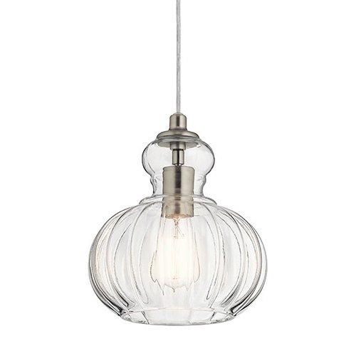 Kichler 43956 Riviera 9" Wide Mini Pendant