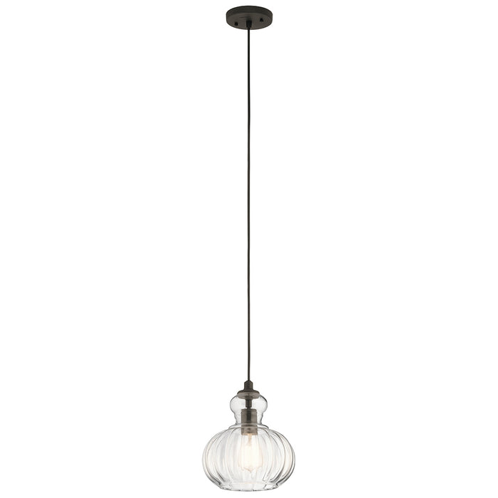 Kichler 43956 Riviera 9" Wide Mini Pendant