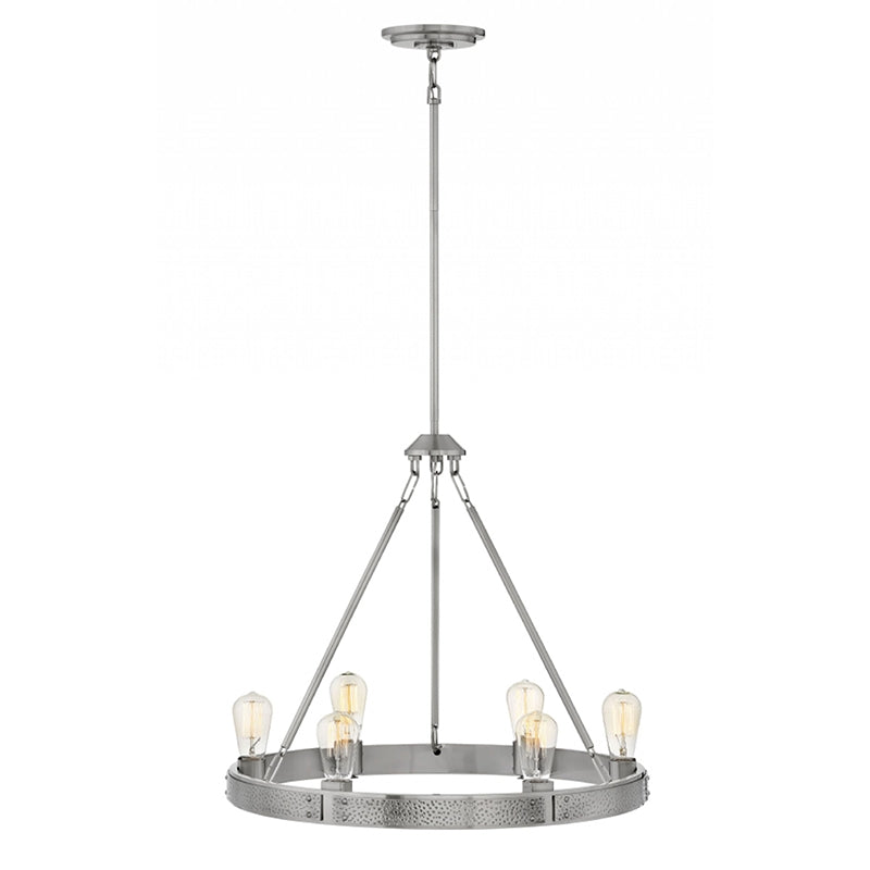 Hinkley 4395 Everett 6-lt 25" LED Chandelier