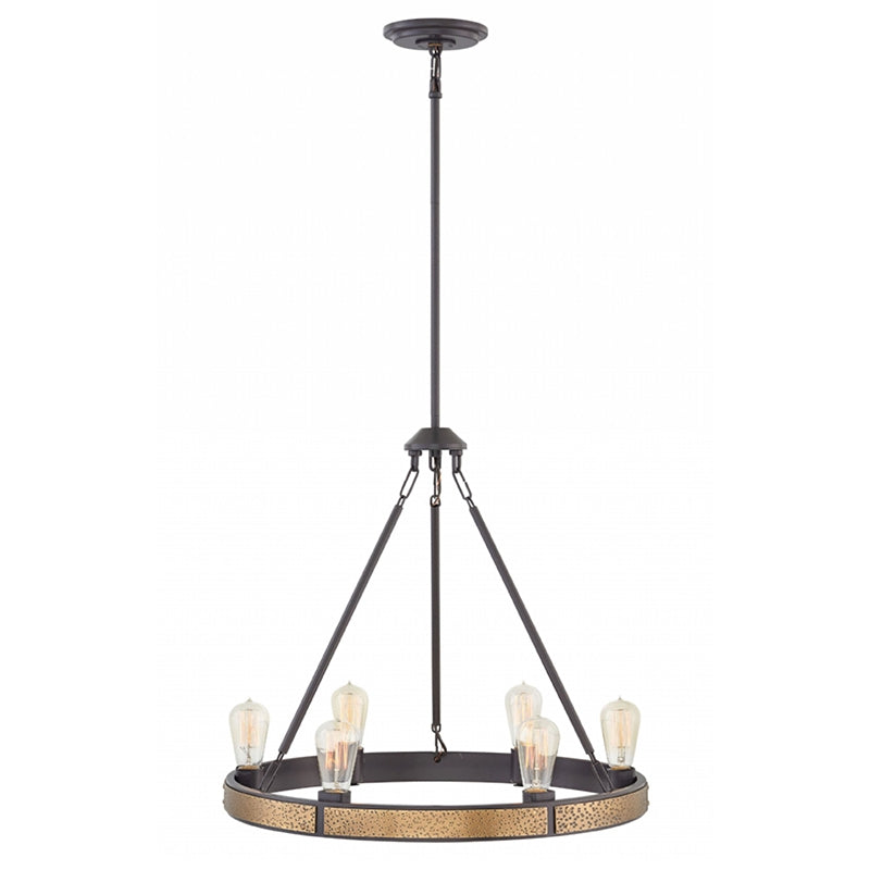 Hinkley 4395 Everett 6-lt 25" LED Chandelier