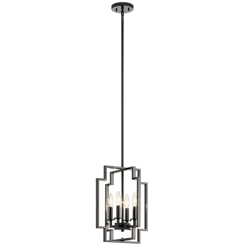 Kichler 43964 Downtown Deco 4-lt 12" Foyer Pendant