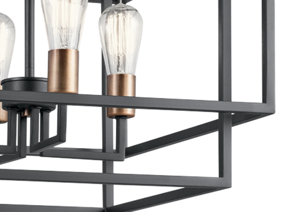 Kichler 43984 Taubert 4-lt Pendant