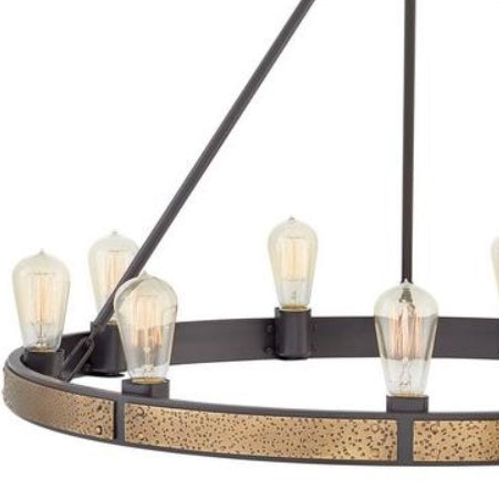 Hinkley 4398 Everett 9-lt 32" LED Chandelier