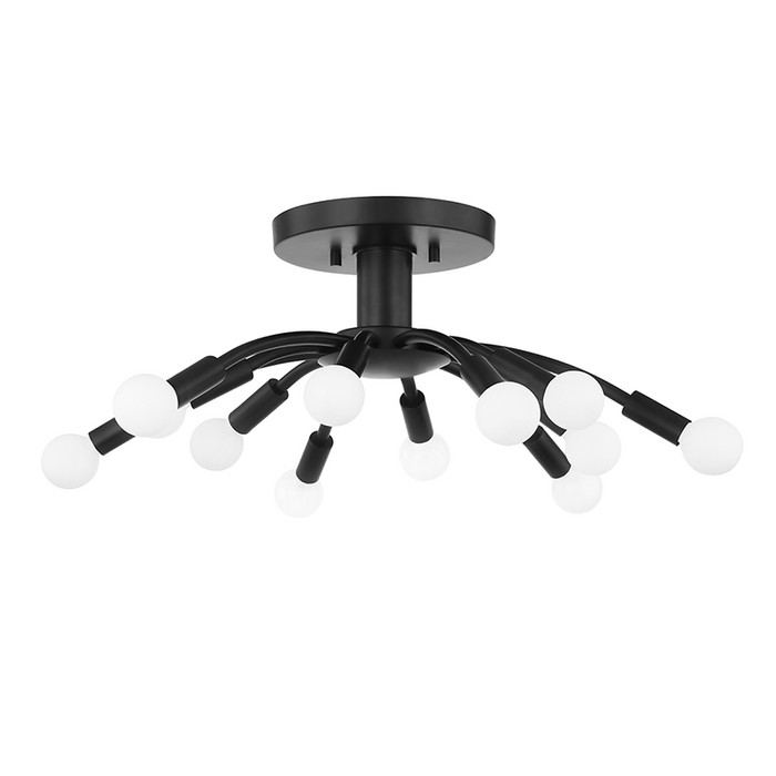 Troy C2812 Tristan 12-lt 25" Semi Flush
