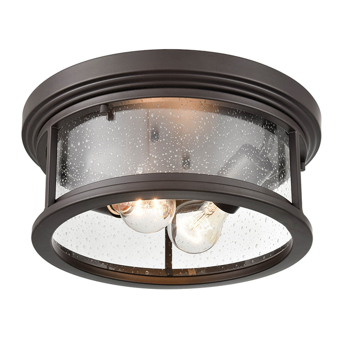 Millennium 4402 Bresley 2-lt 12" Outdoor Flush Mount