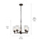 Kichler 44030 Winslow 5-lt 20" Chandelier