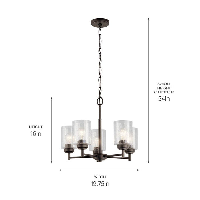 Kichler 44030 Winslow 5-lt 20" Chandelier