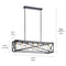 Kichler 44082 Moorgate 7-lt 48" Linear Chandelier