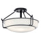 Kichler 44085 Alkire 3-lt 17" Semi Flush