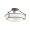 Kichler 44085 Alkire 3-lt 17" Semi Flush