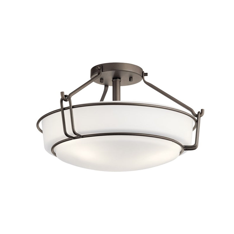 Kichler 44085 Alkire 3-lt 17" Semi Flush
