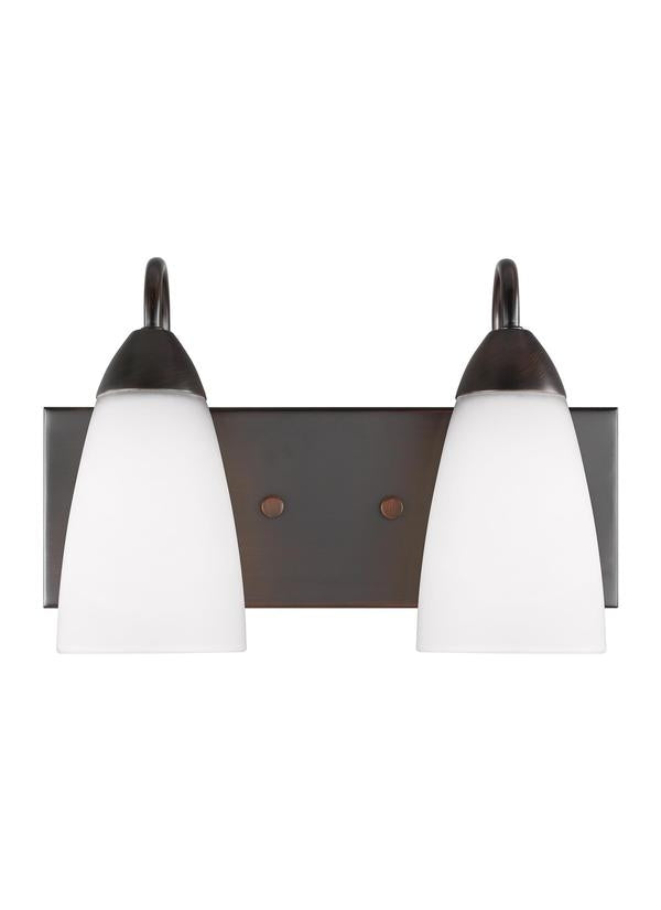 Generation 4420202EN3 Seville 2-lt LED Wall / Bath