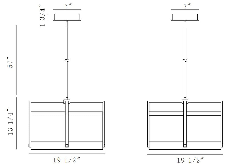 Eurofase 44256 1-lt Tye 20" LED Pendant