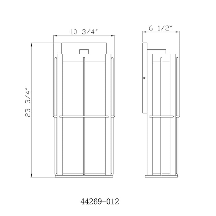 Eurofase 44269 Bensa 1-lt 24" Tall LED Outdoor Wall Lantern