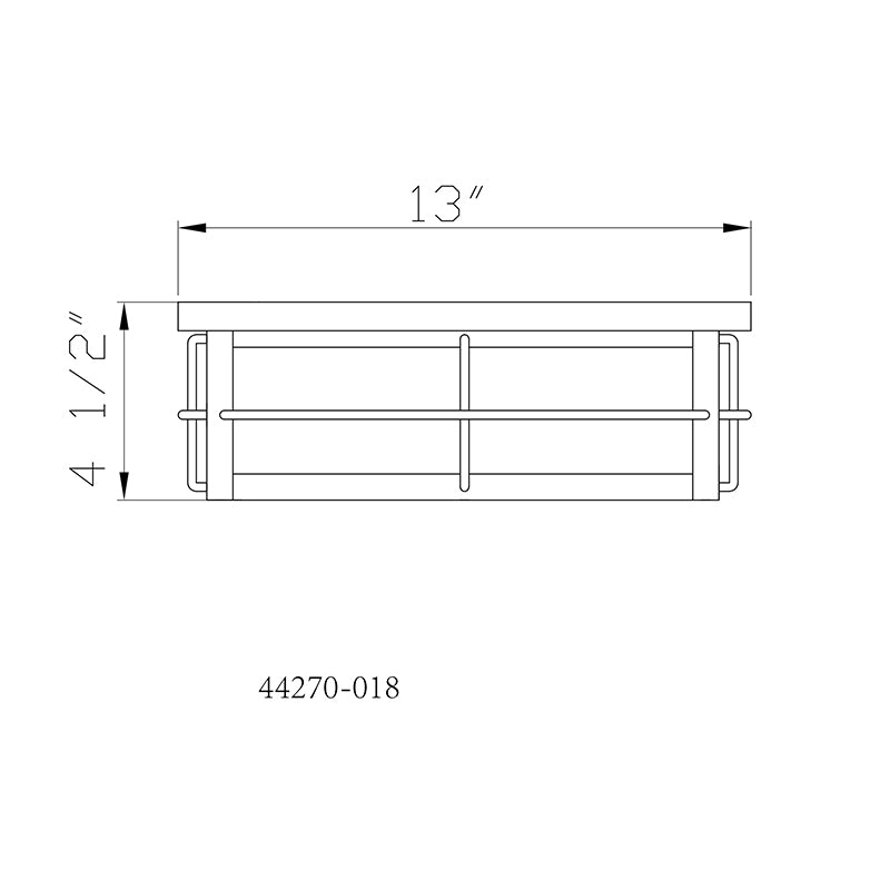 Eurofase 44270 Bensa 1-lt 13" LED Outdoor Flush Mount