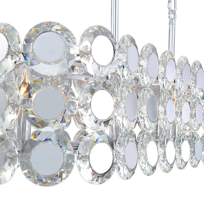 Eurofase 44287 Perrene 8-lt 40" Island Chandelier