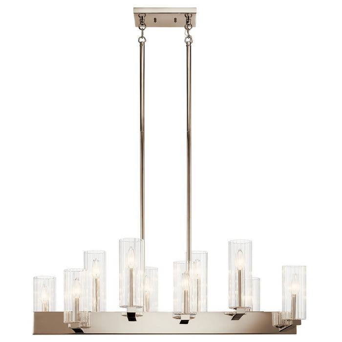 Kichler 44316 Cleara 10-lt 37" Linear Chandelier