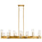 Kichler 44317 Cleara 14-lt 53" Linear Chandelier