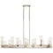 Kichler 44317 Cleara 14-lt 53" Linear Chandelier