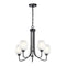 Kichler 44377 Valserrano 5-lt 24" Chandelier with Satin Etched Glass