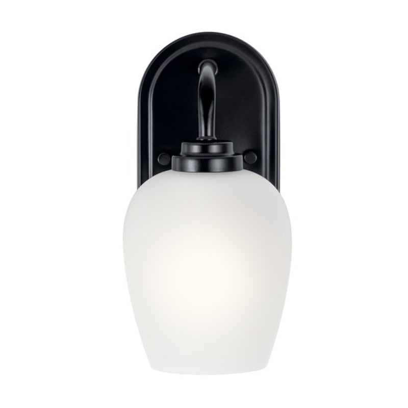 Kichler 44381 Valserrano 1-lt 10" Tall Wall Sconce with Satin Etched Glass
