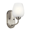 Kichler 44381 Valserrano 1-lt 10" Tall Wall Sconce with Satin Etched Glass