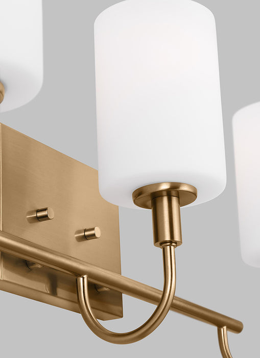 Sea Gull 4457103 Oak Moore 3-lt 24" Bath Light