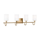 Sea Gull 4457104EN3 Oak Moore 4-lt 34" LED Bath Light