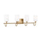 Sea Gull 4457104EN3 Oak Moore 4-lt 34" LED Bath Light