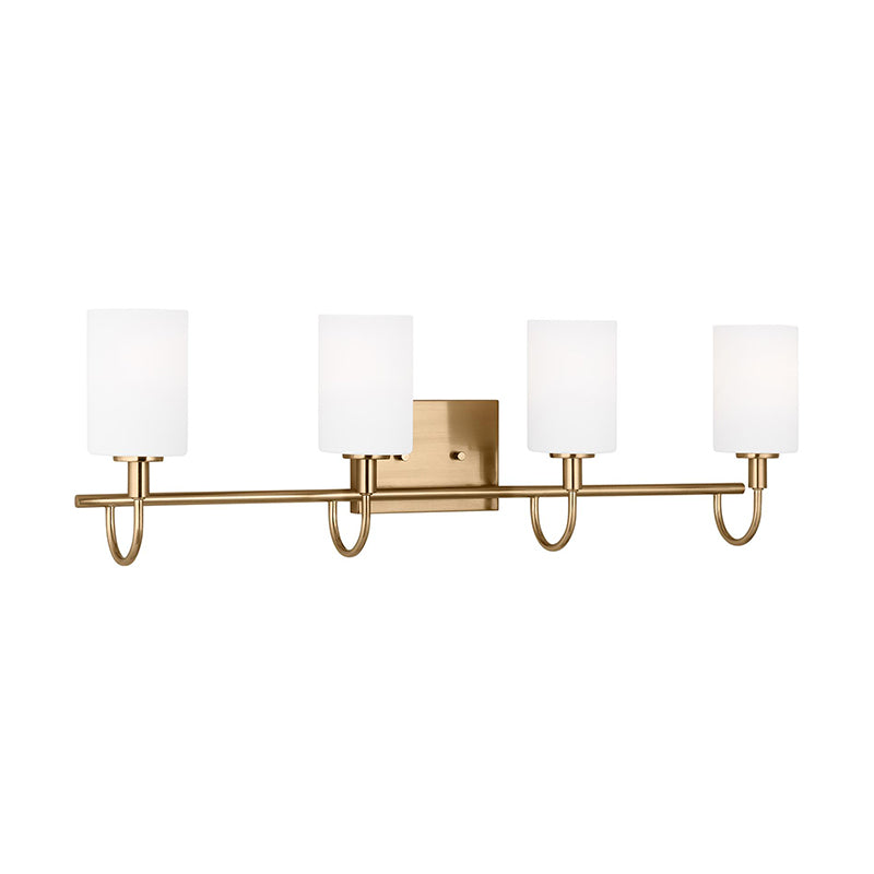 Sea Gull 4457104EN3 Oak Moore 4-lt 34" LED Bath Light