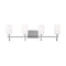 Sea Gull 4457104EN3 Oak Moore 4-lt 34" LED Bath Light
