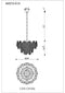 Eurofase 44572 Sue-Anne 12-lt 30" Round Chandelier