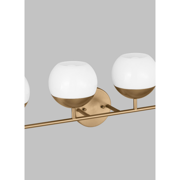 Sea Gull 4468104 Alvin 4-lt 33" Bath Light