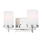 Sea Gull 4490302 Zire 2-lt 14" Bath Light